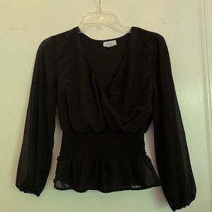 Brand: from TJMAXX, Size: Small, Color: black and a fancy blouse